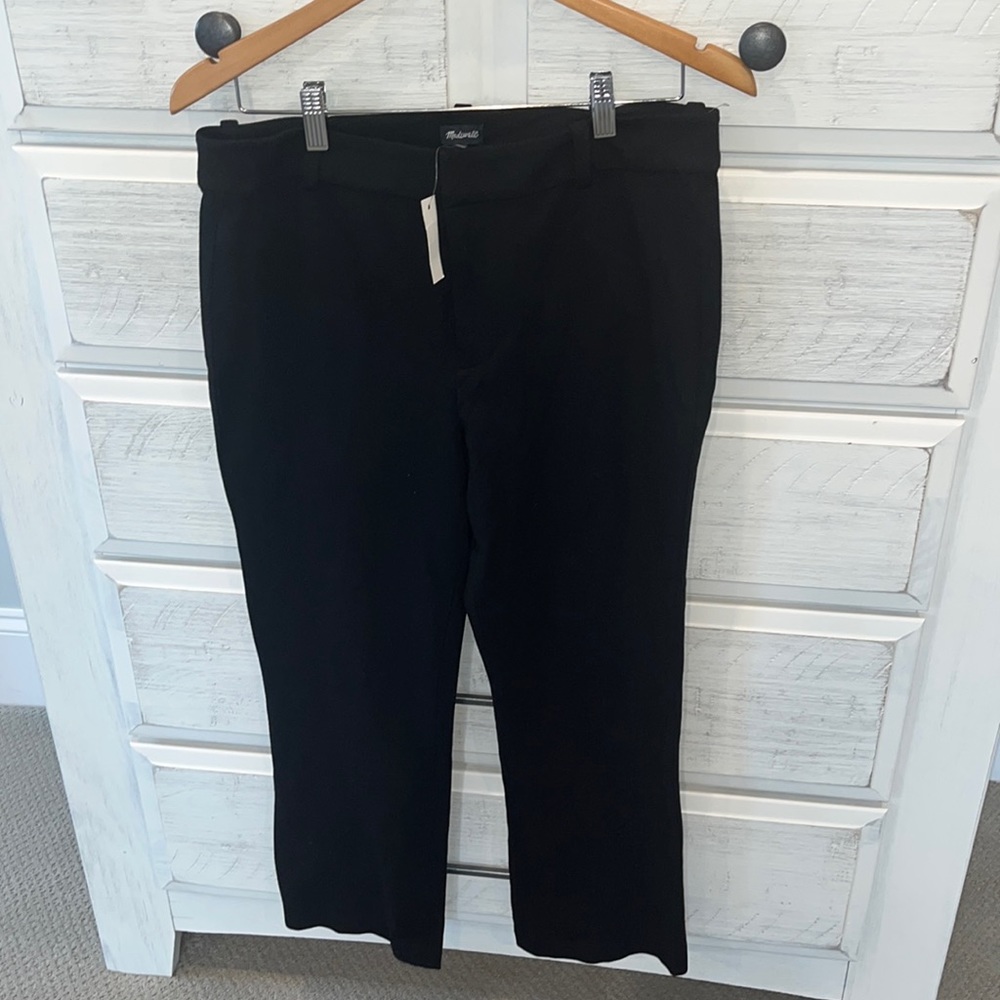 Madewell Cropped black pants